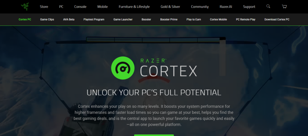 Razer Cortex Aim Booster