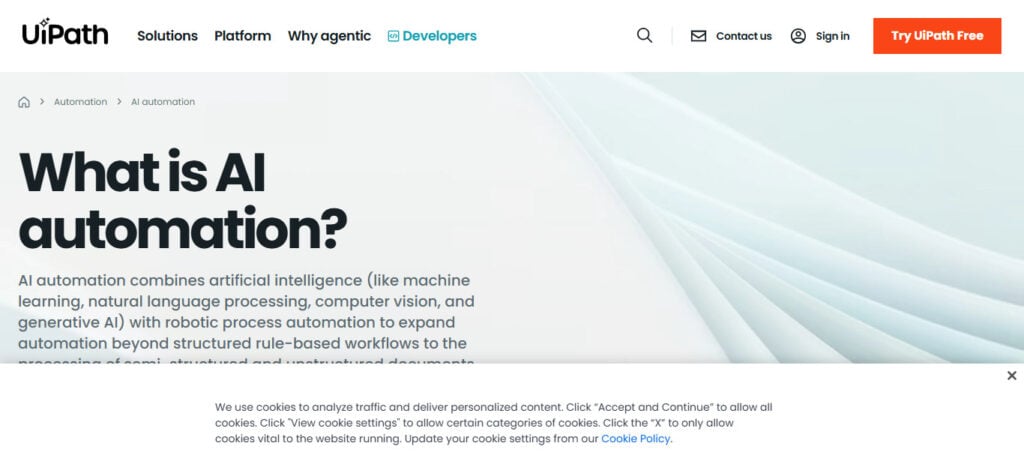 UiPath AI Automation