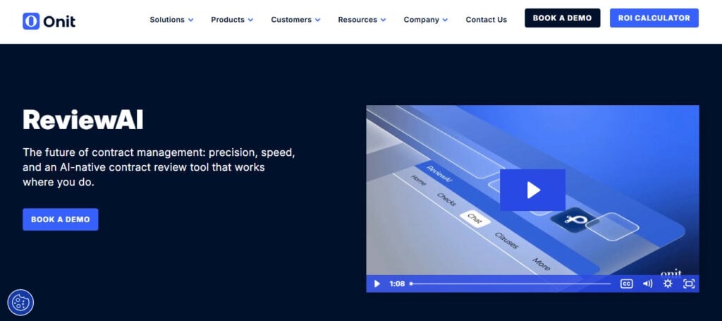 Onit AI Contract Review