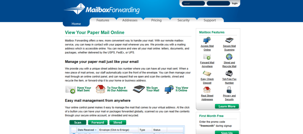  Mailbox Forwarding