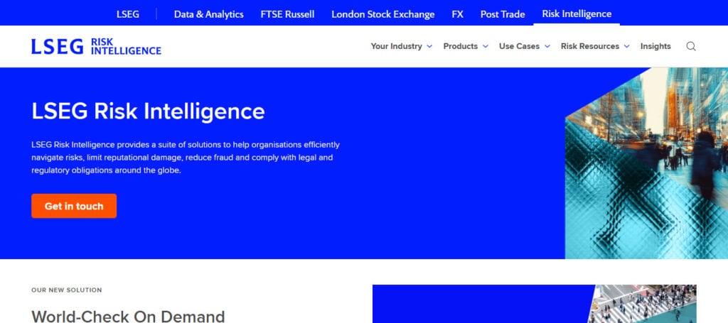 Refinitiv Risk Intelligence