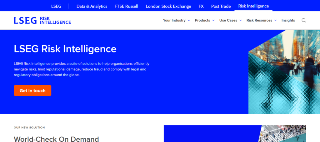 Refinitiv Risk Intelligence