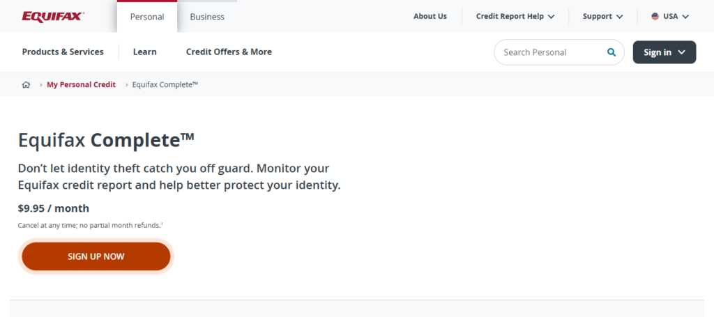 Equifax Complete Premier