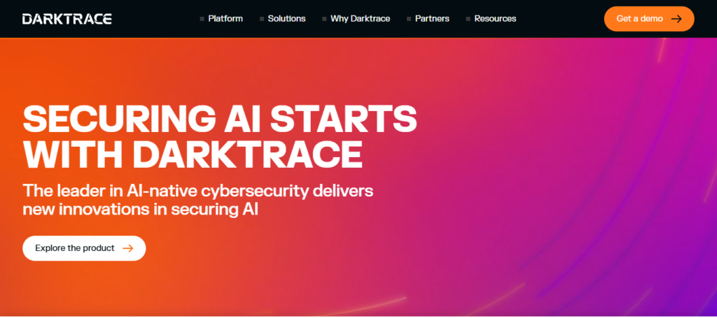 10 Best AI Agents for Cybersecurity Threat Monitoring 2 Darktrace AI Agent