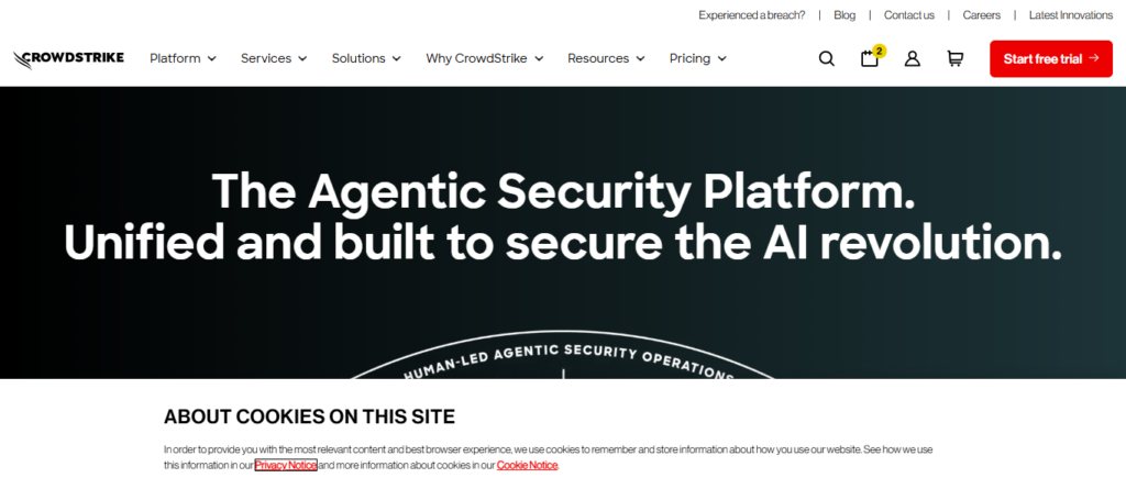 10 Best AI Agents for Cybersecurity Threat Monitoring 3 CrowdStrike Falcon AI