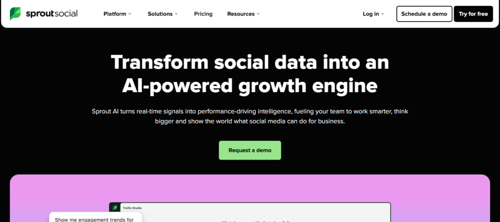 Sprout Social AI Agent