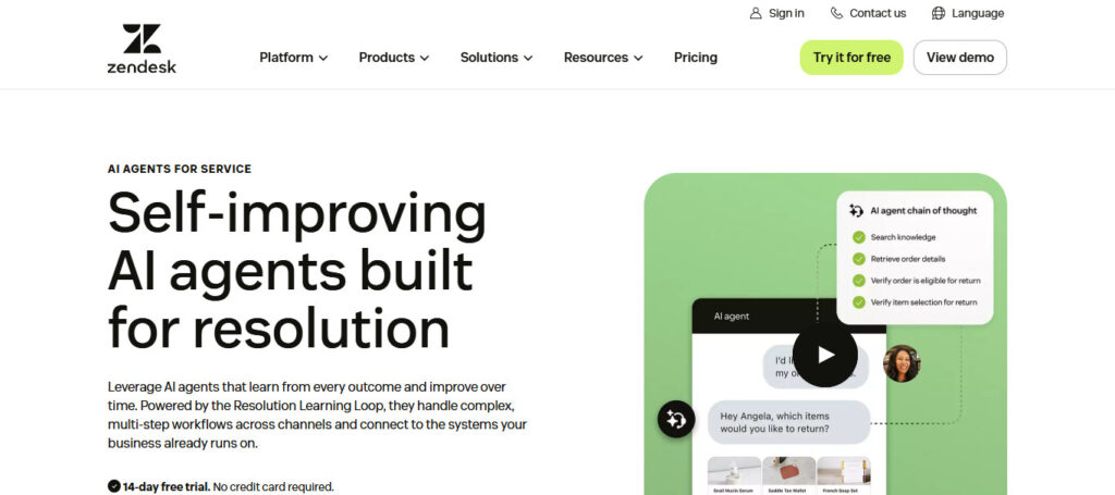 Zendesk AI Agent