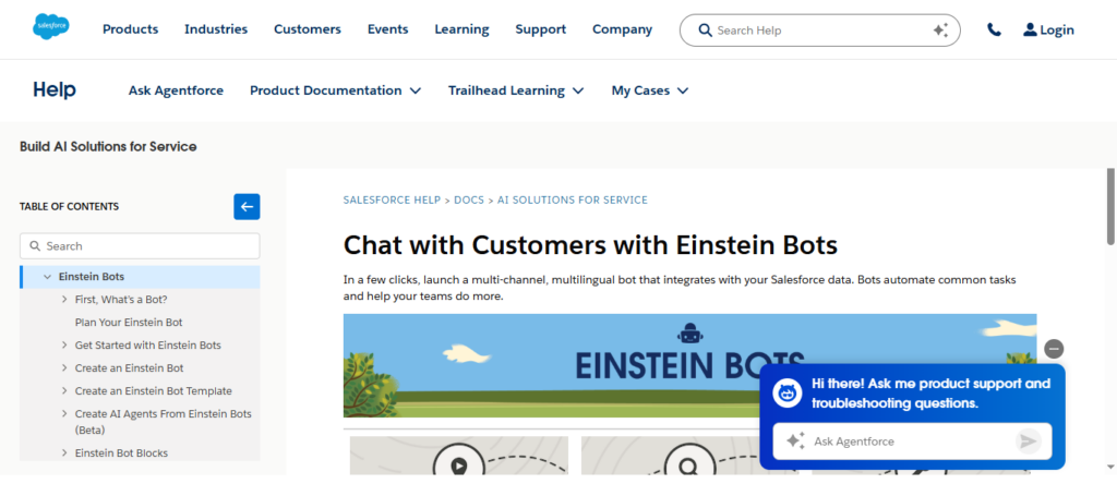 Salesforce Einstein Bots