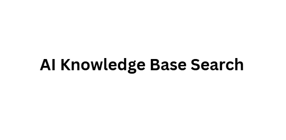 AI Knowledge Base Search