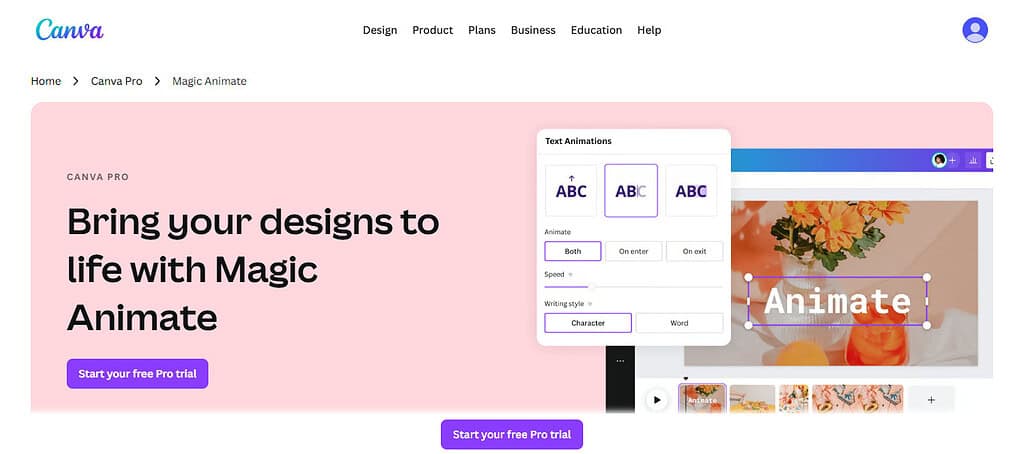 Canva Magic Animate
