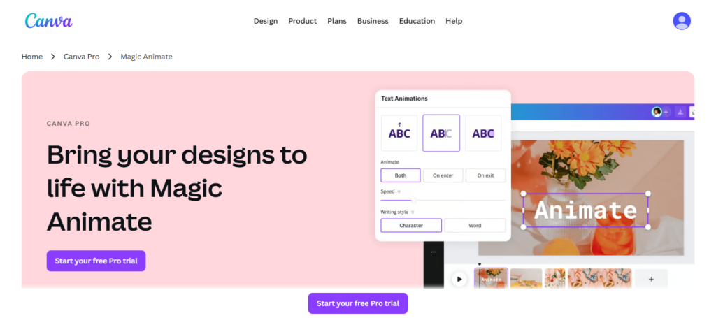 Canva Magic Animate