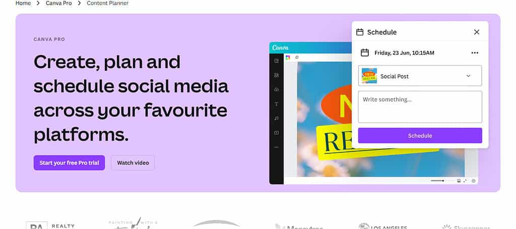 Canva AI Social Scheduler
