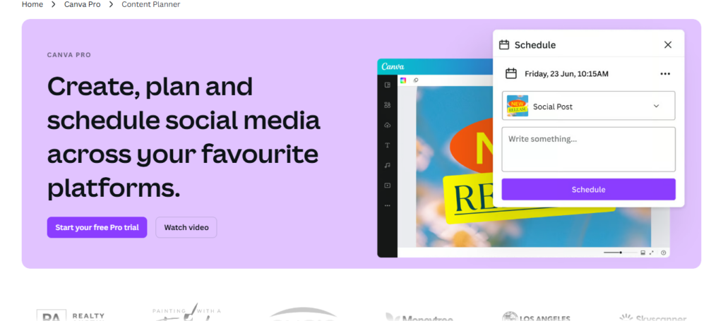 Canva AI Social Scheduler