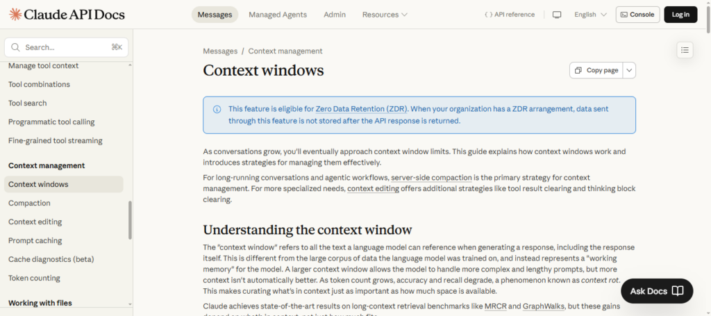 Claude Long Context Window