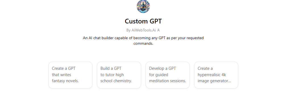 ChatGPT Custom GPTs