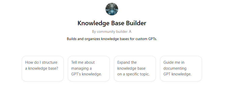 ChatGPT Knowledge Base Builder