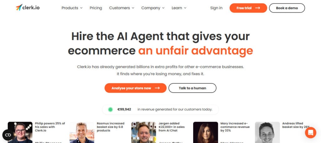 Clerk.io AI Personalization