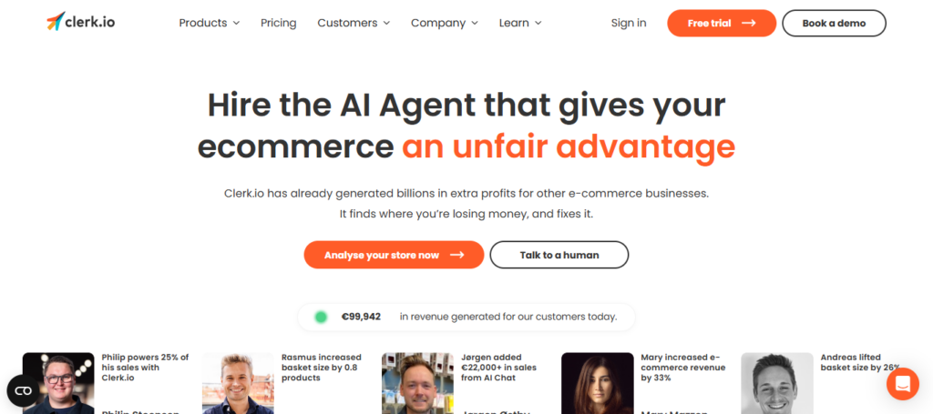 Clerk.io AI Personalization