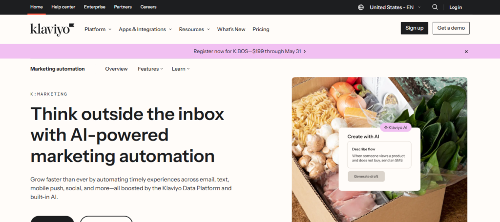 Klaviyo AI Marketing Automation