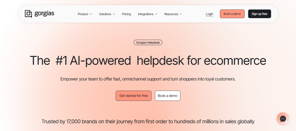 Gorgias AI Helpdesk