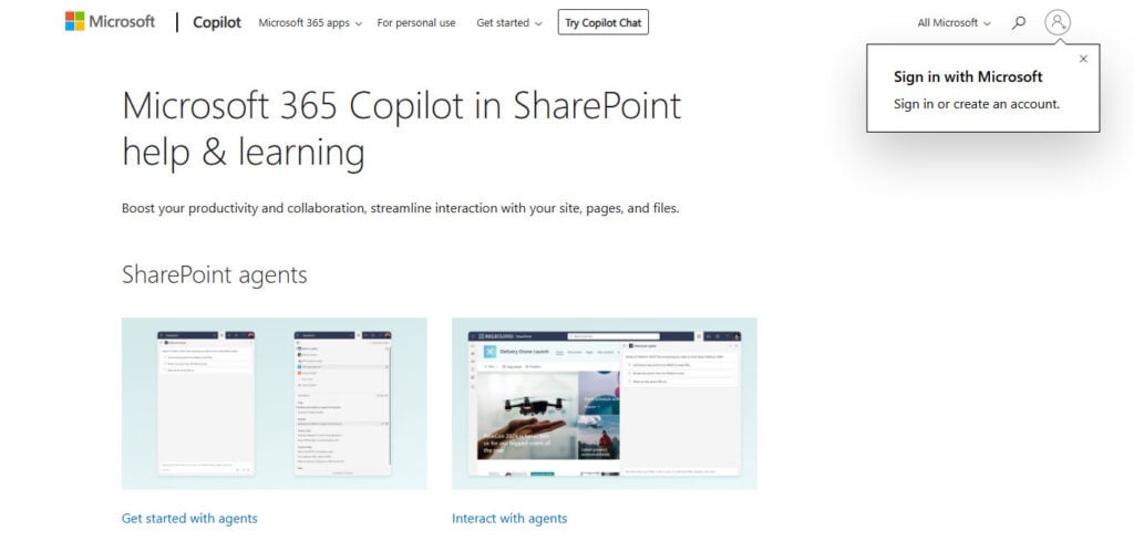 Copilot in SharePoint