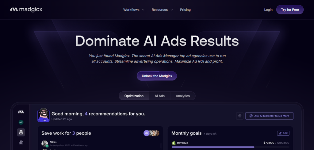 Madgicx Browser Agent
