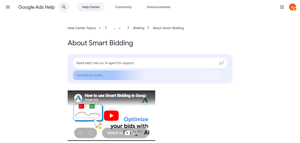 Google Ads Smart Bidding Agent