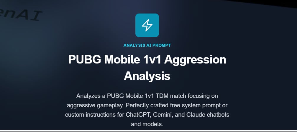 PUBG Mobile AI Analyzer