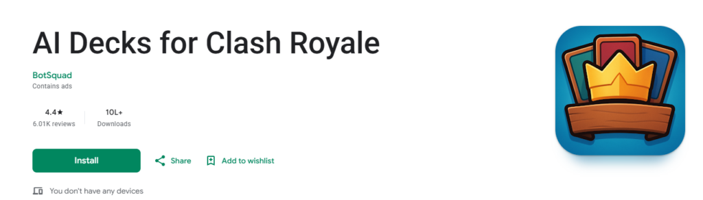 Clash Royale AI Assistant