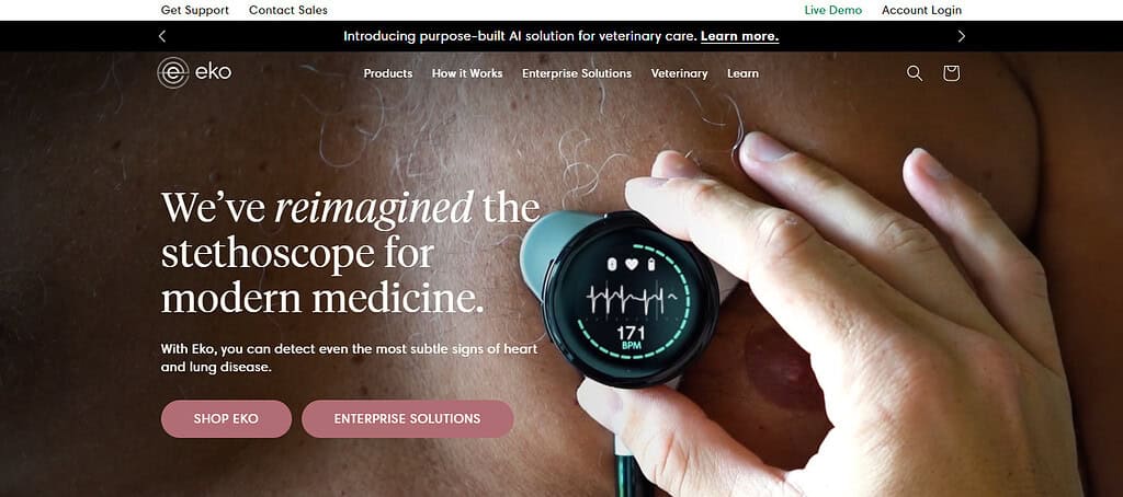Eko AI Stethoscope + Biosensor
