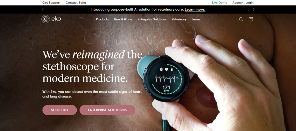 Eko AI Stethoscope + Biosensor