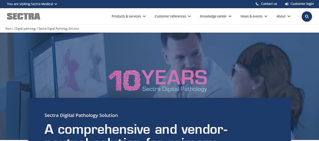 Sectra Digital Pathology AI