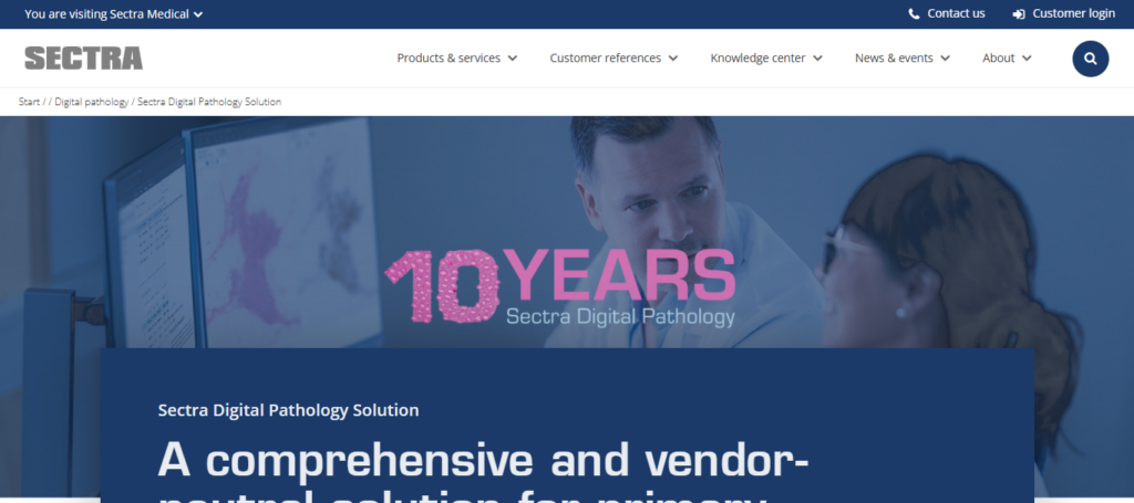 Sectra Digital Pathology AI
