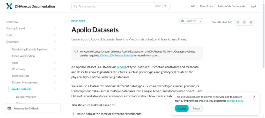 DNAnexus Apollo AI