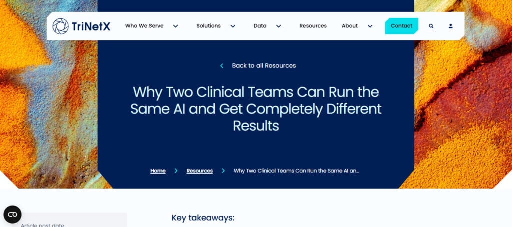 TriNetX AI Match