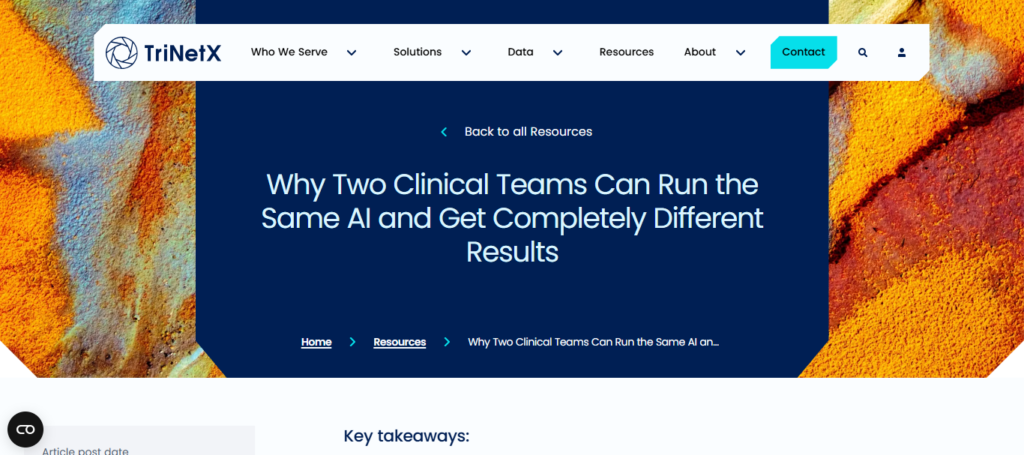 TriNetX AI Match
