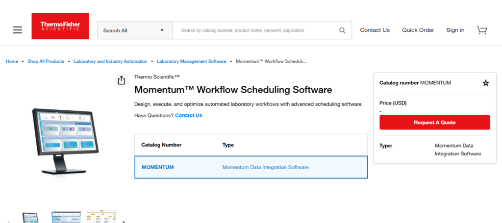 Thermo Fisher Momentum AI