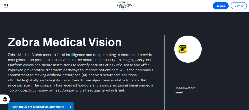 Zebra Medical Vision AI