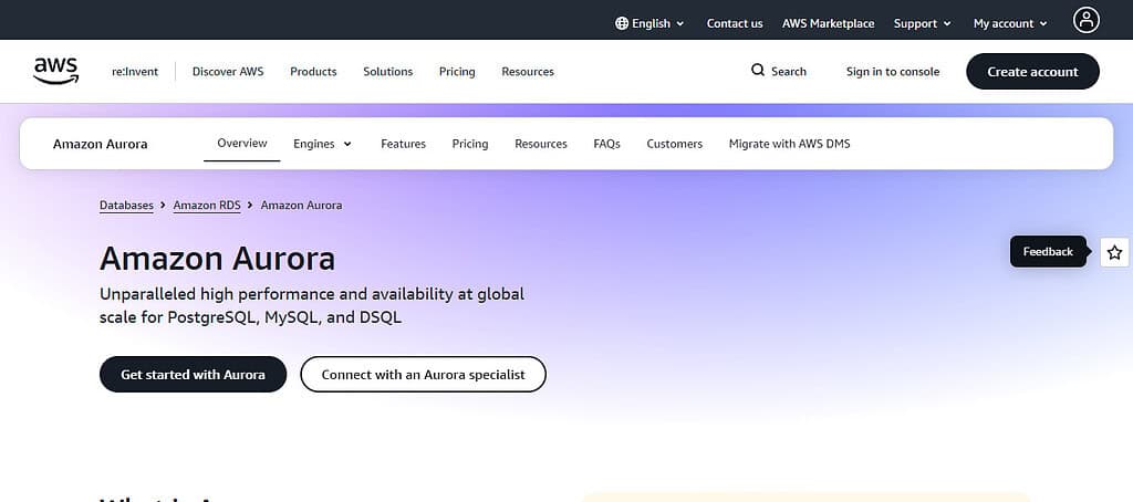 . Amazon Aurora