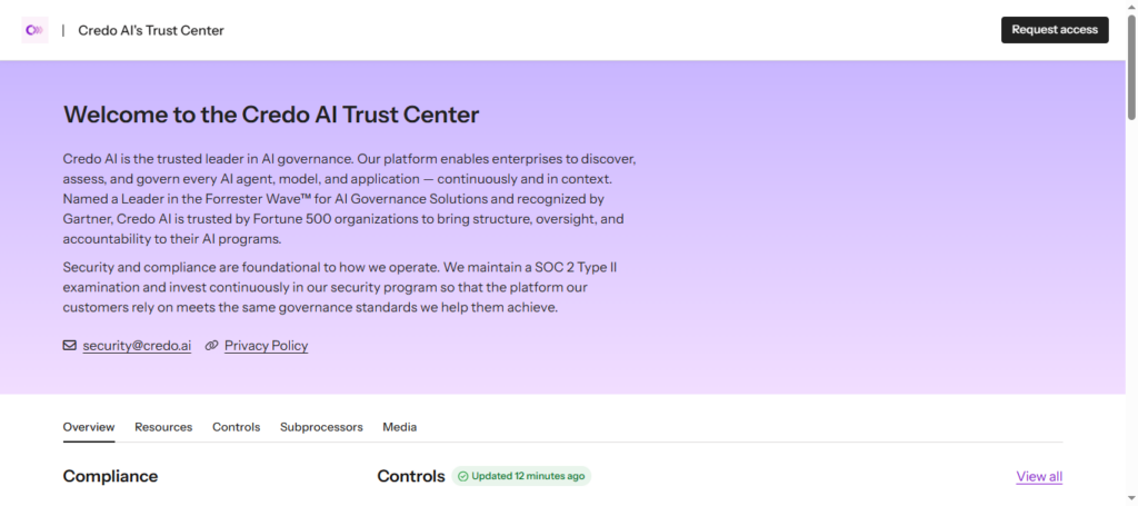 Credo AI Trust Layer