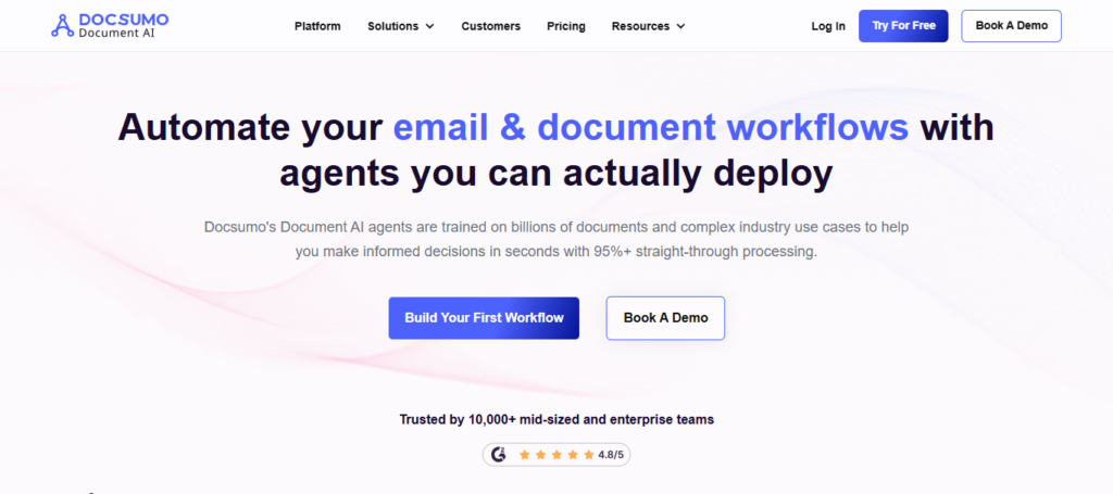 Docsumo AI OCR