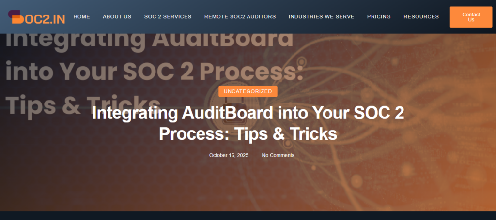 AuditBoard SOC 2 Suite