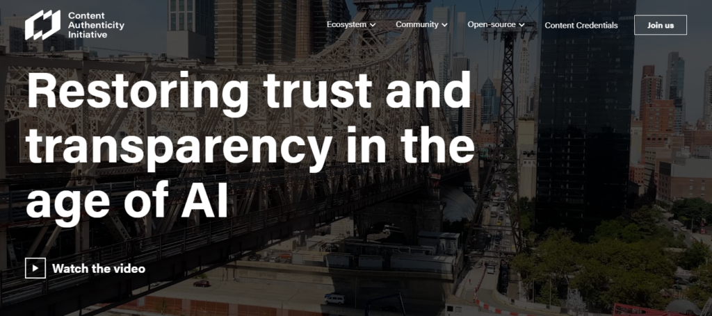 Content Authenticity Initiative (CAI)