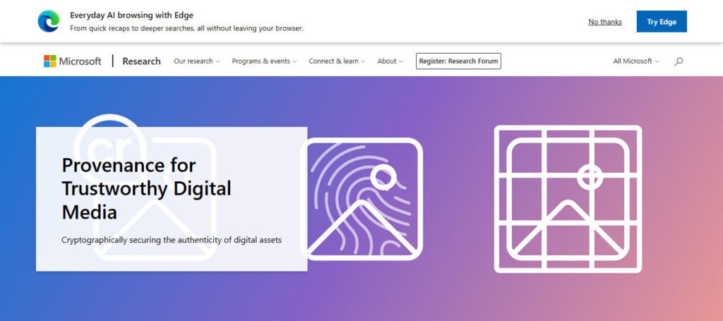 Microsoft Azure Media Provenance