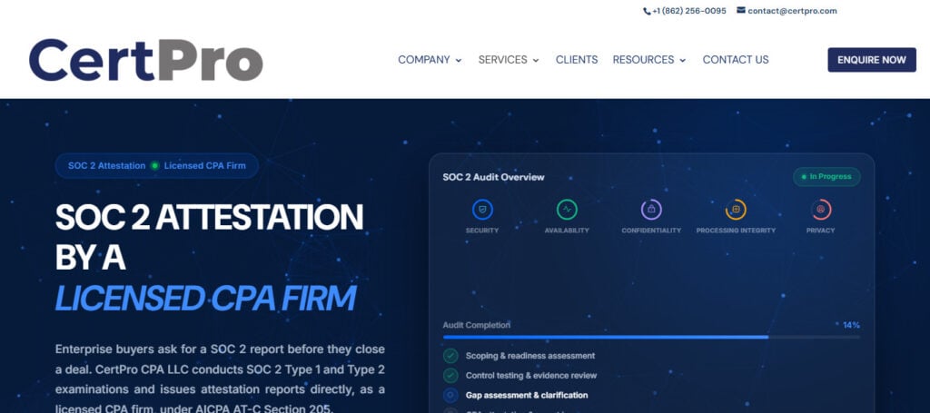 CertPro SOC 2 Auditing