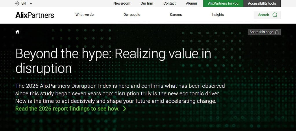 AlixPartners Executive Search
During times of substantial tech-related chang