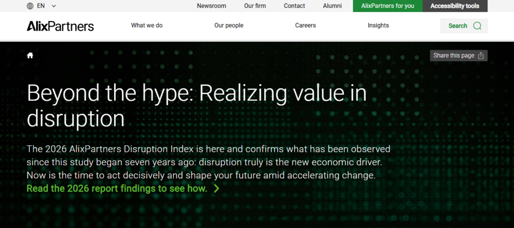 AlixPartners Executive Search

During times of substantial tech-related chang