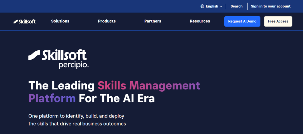 Skillsoft Percipio