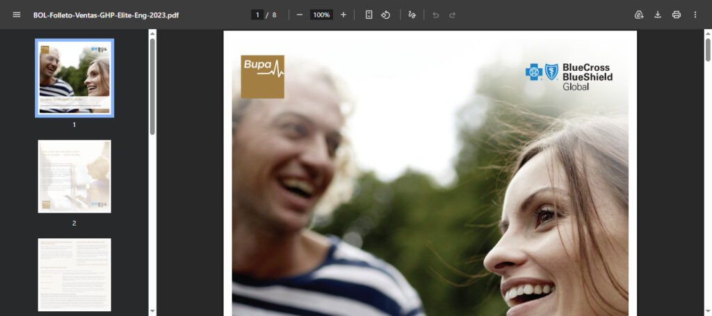 Bupa Global Elite Health Plan