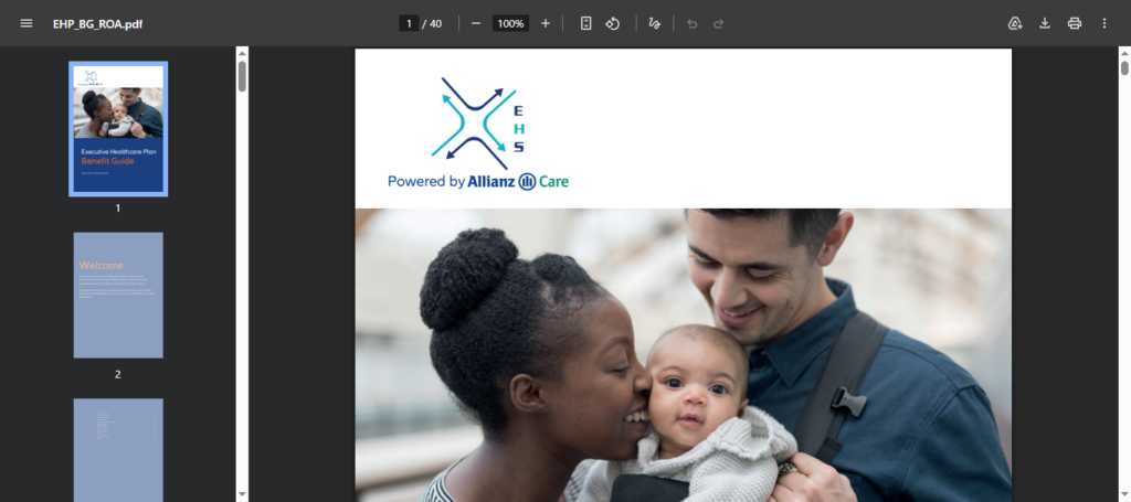  Allianz Care Executive Health